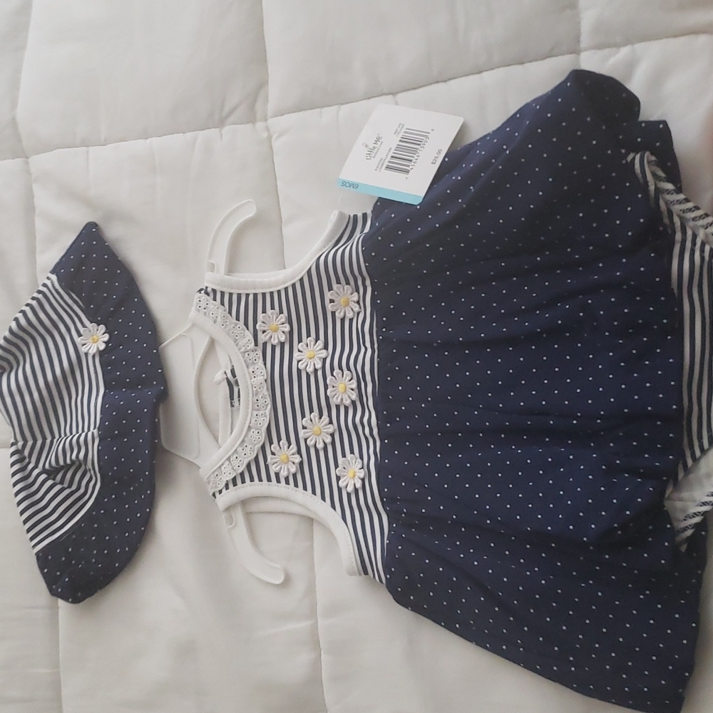 Baby girl dress w hat